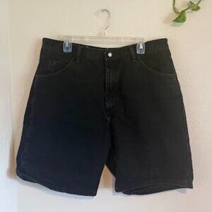 Wrangler Black Denim Cutoffs